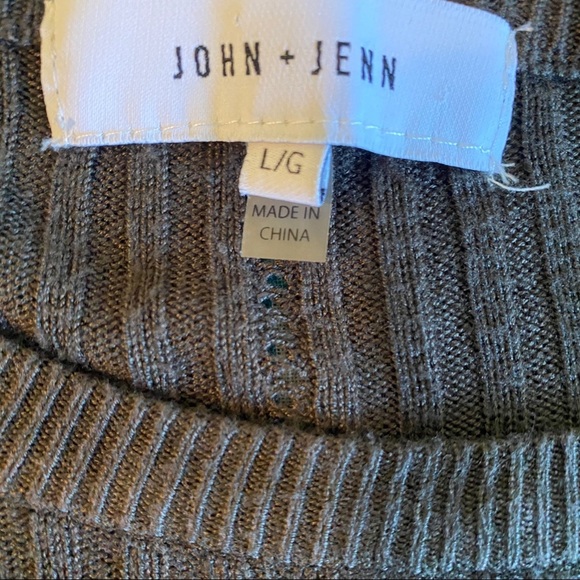 Anthropologie John + Jenn Sweater Tunic L - Picture 9 of 12